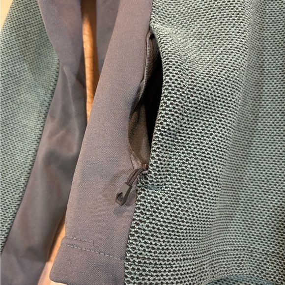 Mens Spyder Quarter Zip Hooded Jacket - Picture 8 of 13